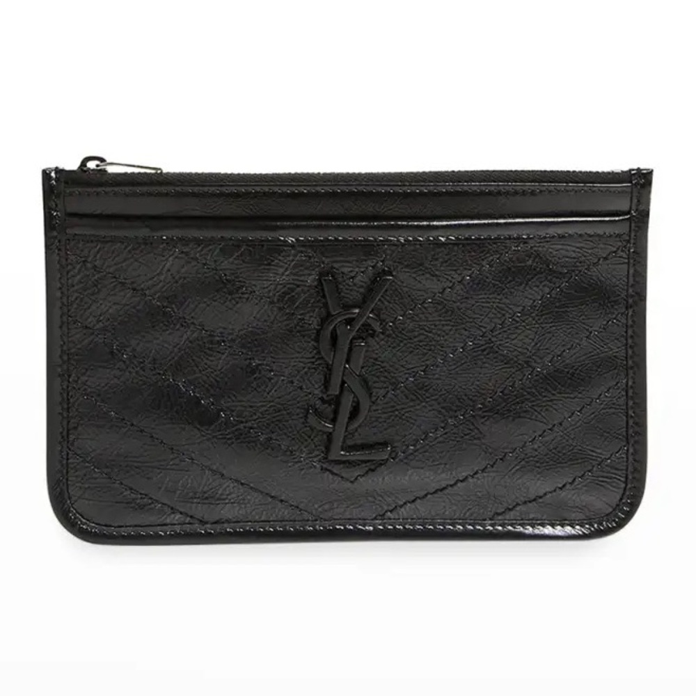 Saint Laurent Niki Small Zip Pouch Bag